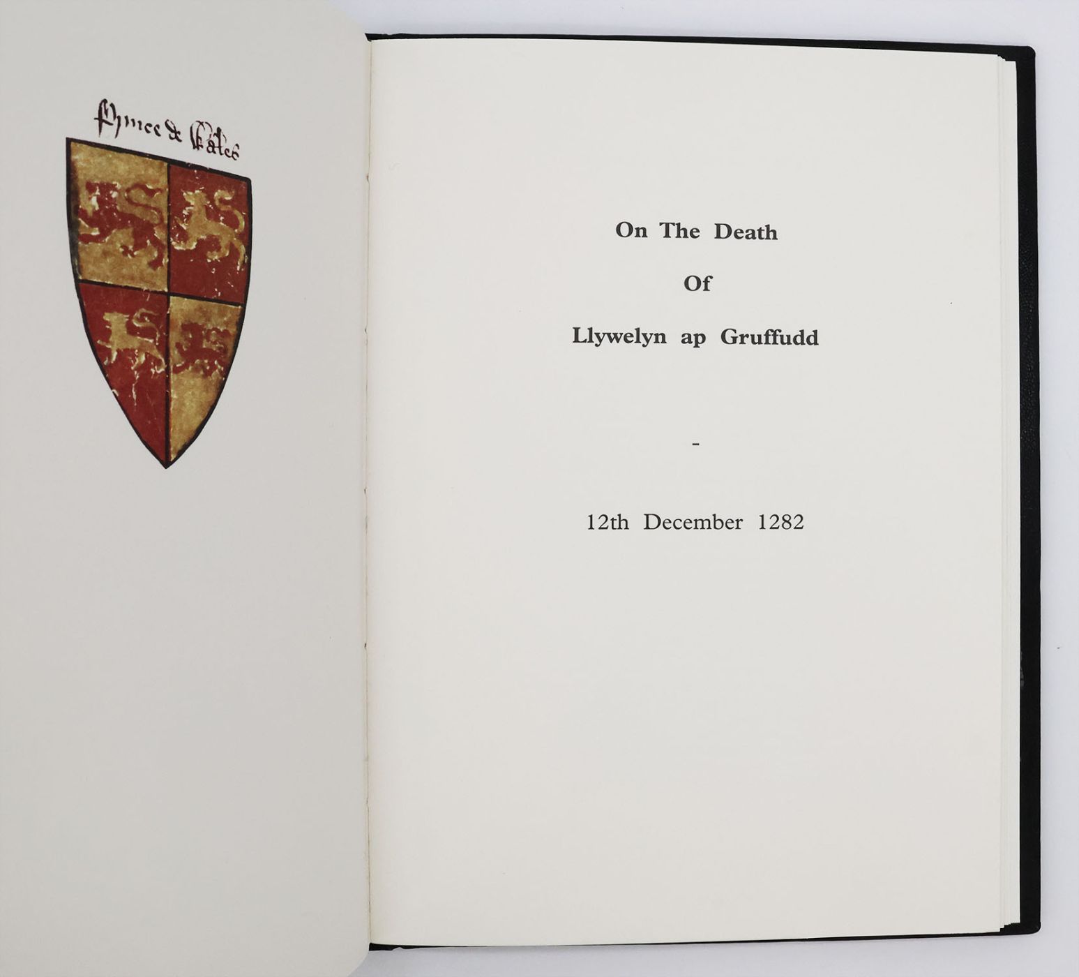 ON THE DEATH OF LLYWELYN AP GRUFFUDD. -  image 3