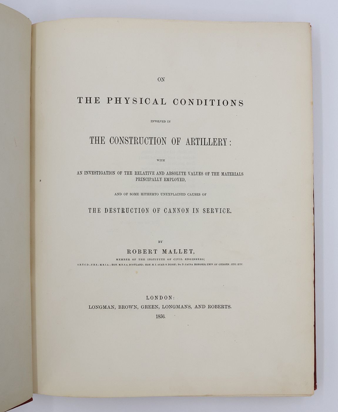 ON THE PHYSICAL CONDITIONS INVOLVED IN THE CONSTRUCTION OF ARTILLARY: -  image 2