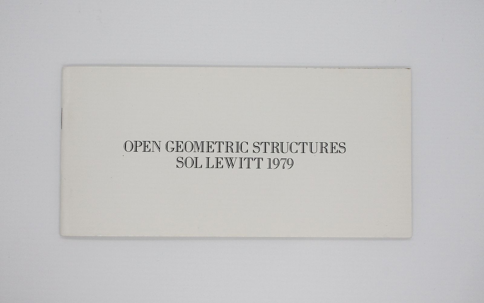 OPEN GEOMETRIC STRUCTURES: -  image 1