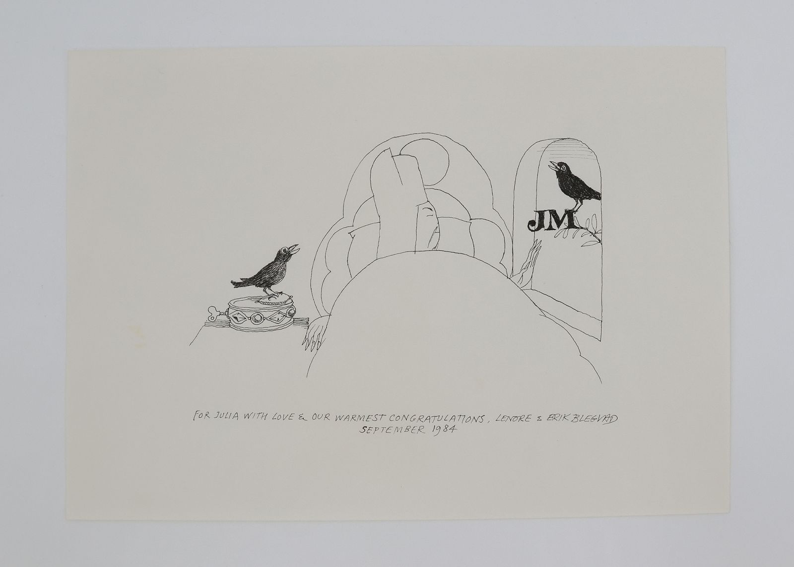 ORIGINAL ARTWORKS GIVEN TO JULIA MACRAE ON THE OCCASION OF HER 50TH BIRTHDAY AND THE 5TH ANNIVERSARY OF JULIA MACRAE BOOKS -  image 10