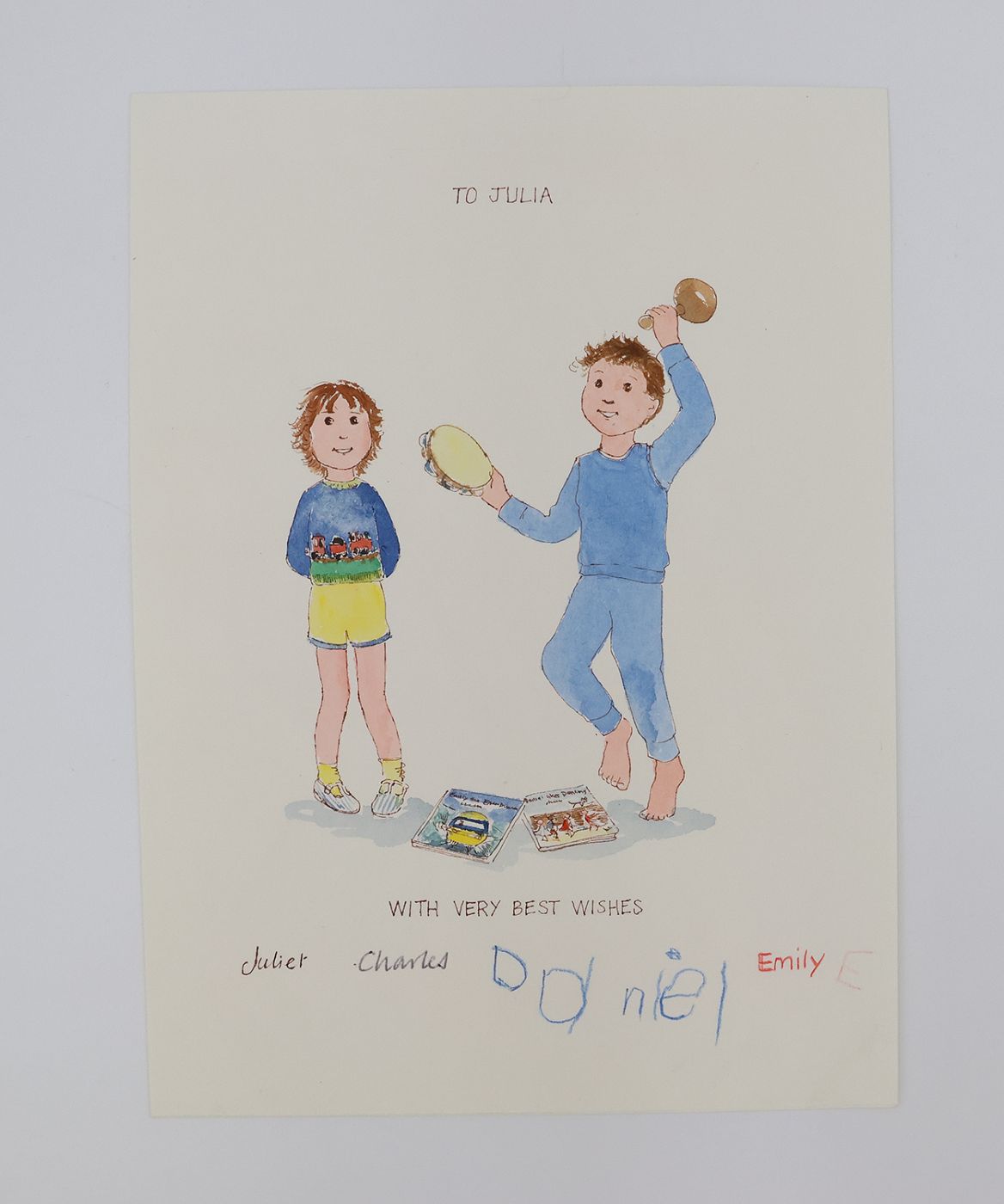 ORIGINAL ARTWORKS GIVEN TO JULIA MACRAE ON THE OCCASION OF HER 50TH BIRTHDAY AND THE 5TH ANNIVERSARY OF JULIA MACRAE BOOKS -  image 21