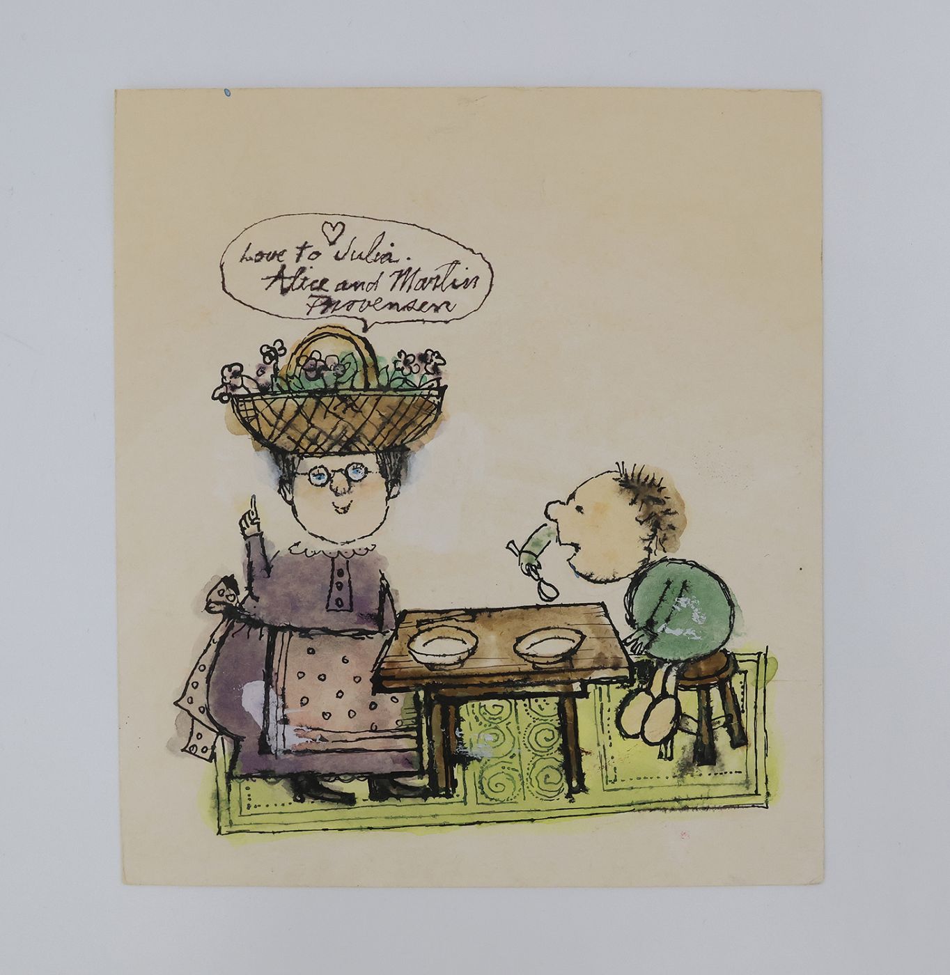 ORIGINAL ARTWORKS GIVEN TO JULIA MACRAE ON THE OCCASION OF HER 50TH BIRTHDAY AND THE 5TH ANNIVERSARY OF JULIA MACRAE BOOKS -  image 22