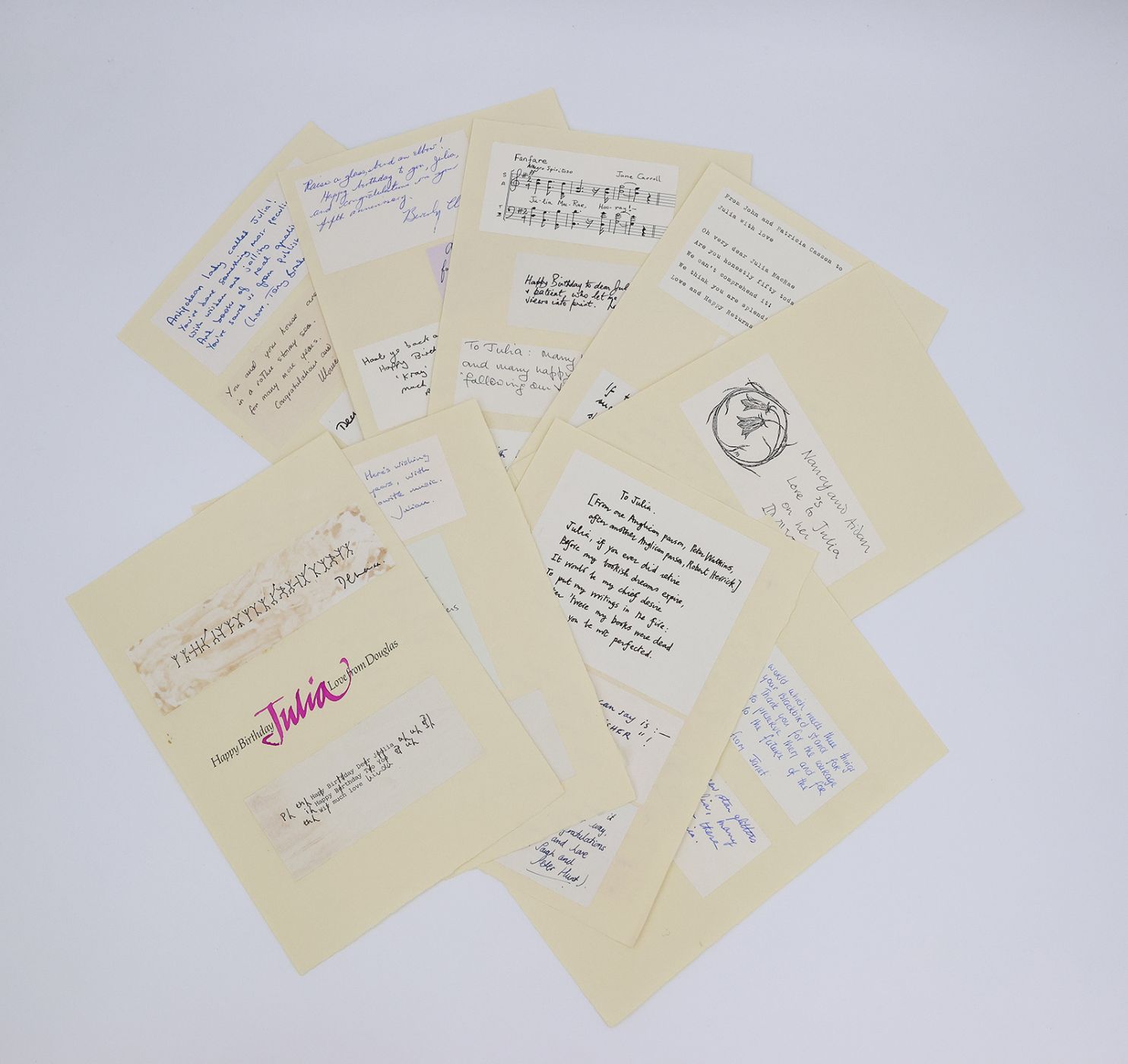 ORIGINAL ARTWORKS GIVEN TO JULIA MACRAE ON THE OCCASION OF HER 50TH BIRTHDAY AND THE 5TH ANNIVERSARY OF JULIA MACRAE BOOKS -  image 25