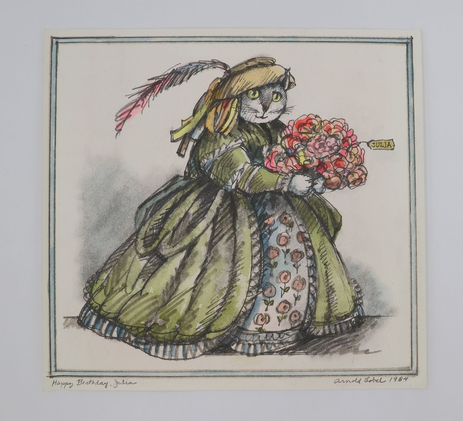 ORIGINAL ARTWORKS GIVEN TO JULIA MACRAE ON THE OCCASION OF HER 50TH BIRTHDAY AND THE 5TH ANNIVERSARY OF JULIA MACRAE BOOKS -  image 4