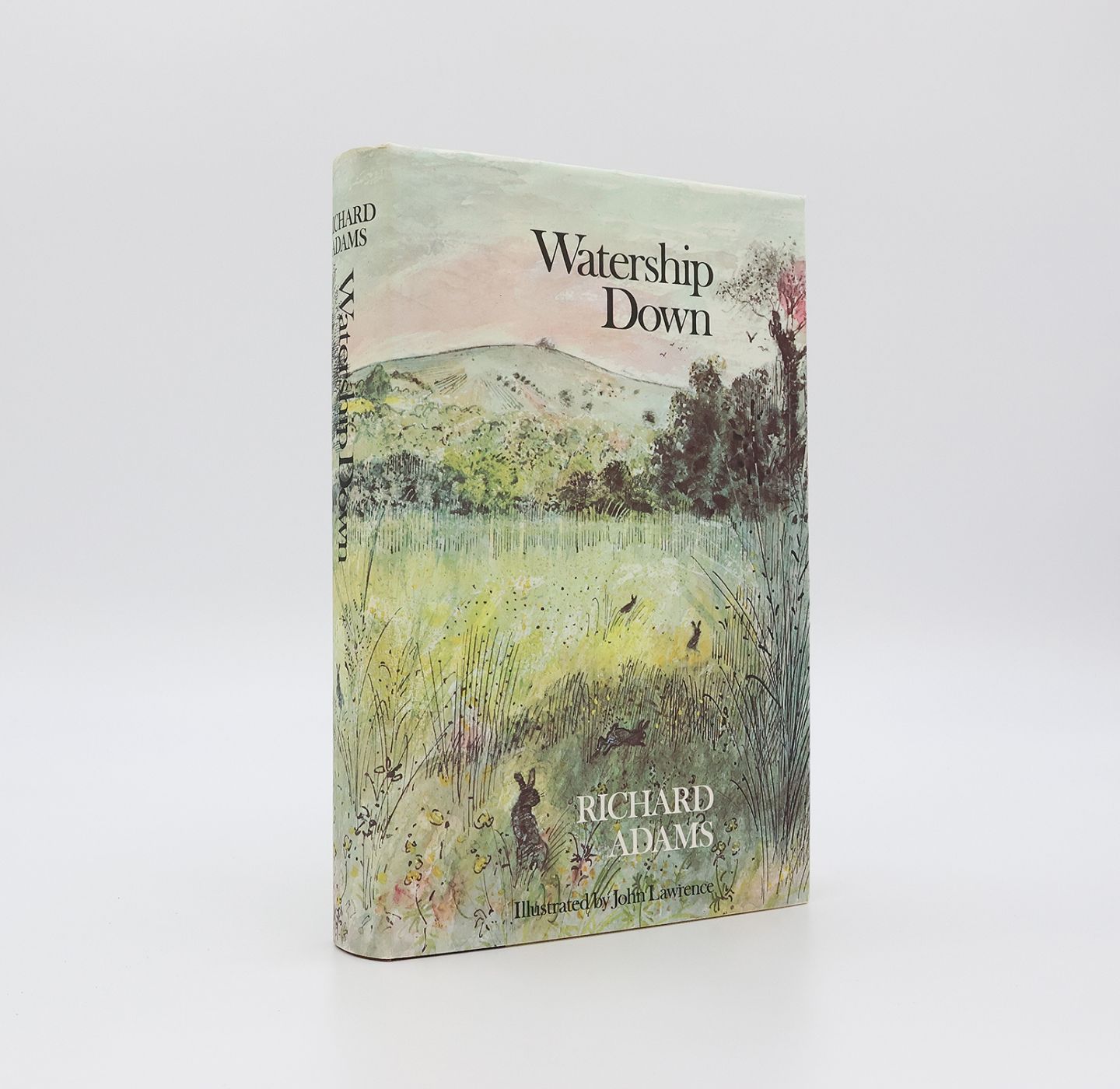 ORIGINAL WATERCOLOUR BY JOHN LAWRENCE ILLUSTRATING WATERSHIP DOWN [with] AN AUTHOR SIGNED, FIRST EDITION OF THE BOOK -  image 6