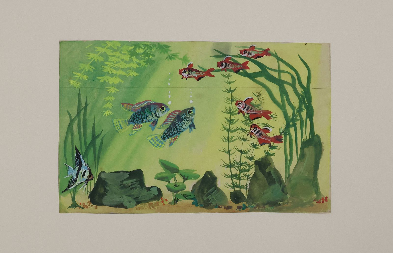 ORIGINAL WATERCOLOUR DESIGNS FOR DUNHILL 'AQUARIUM' BOXES AND HUMIDORS -  image 17