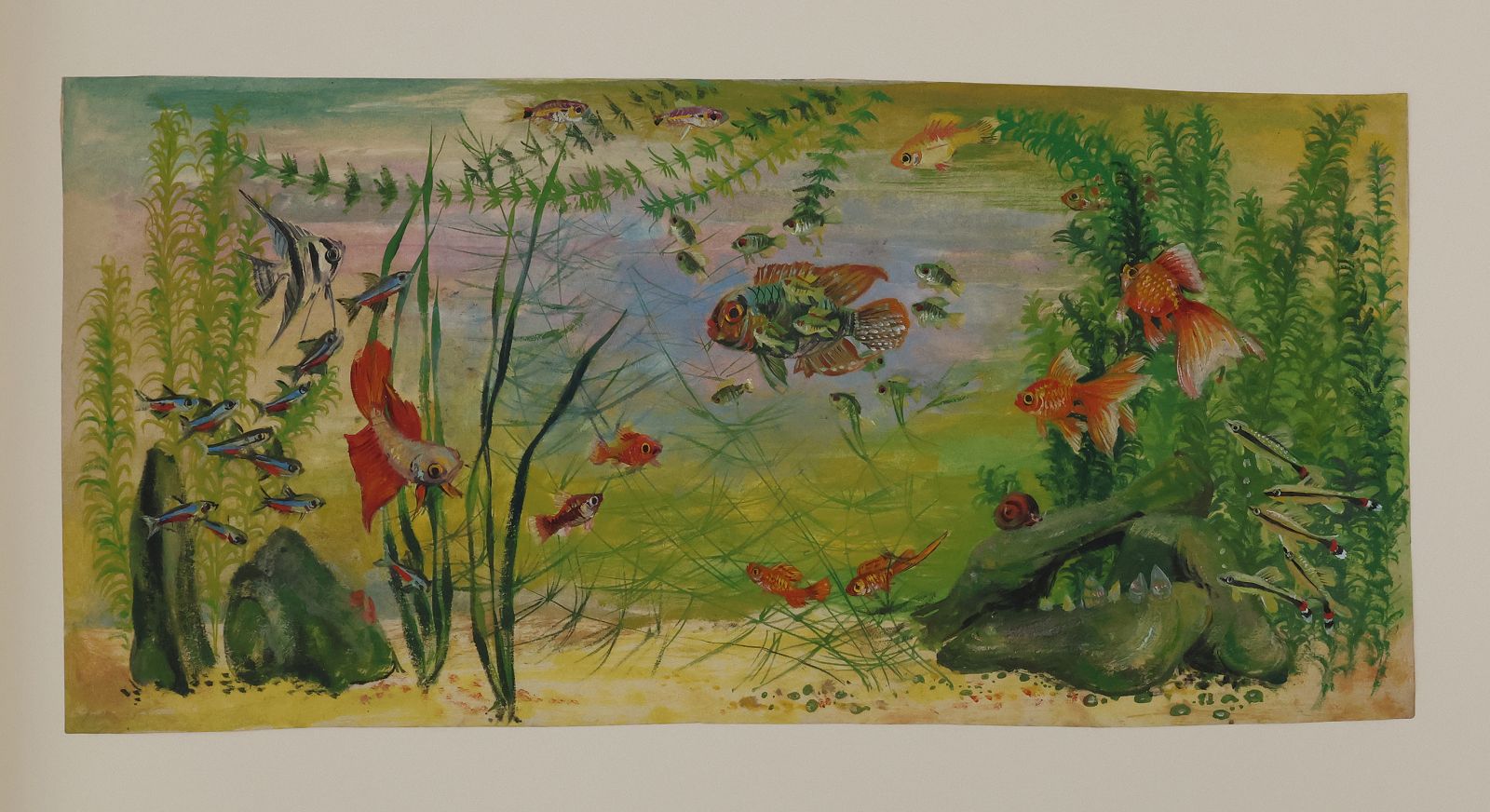 ORIGINAL WATERCOLOUR DESIGNS FOR DUNHILL 'AQUARIUM' BOXES AND HUMIDORS -  image 3