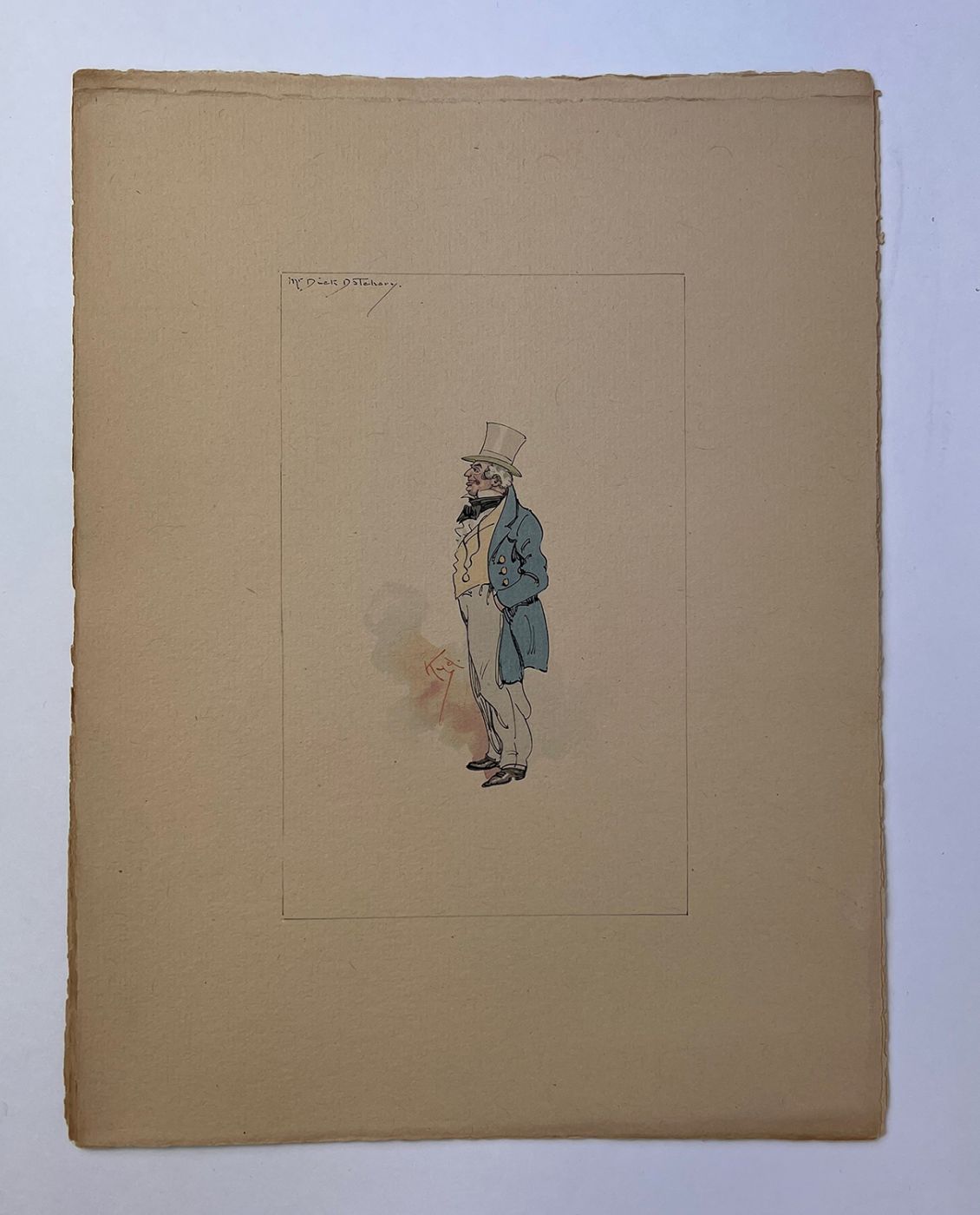 ORIGINAL WATERCOLOUR ILLUSTRATIONS OF CHARACTERS FROM THE MYSTERY OF EDWIN DROOD -  image 2