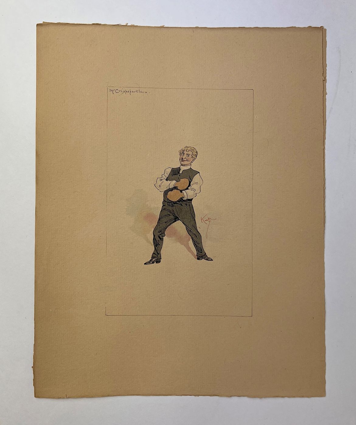 ORIGINAL WATERCOLOUR ILLUSTRATIONS OF CHARACTERS FROM THE MYSTERY OF EDWIN DROOD -  image 6