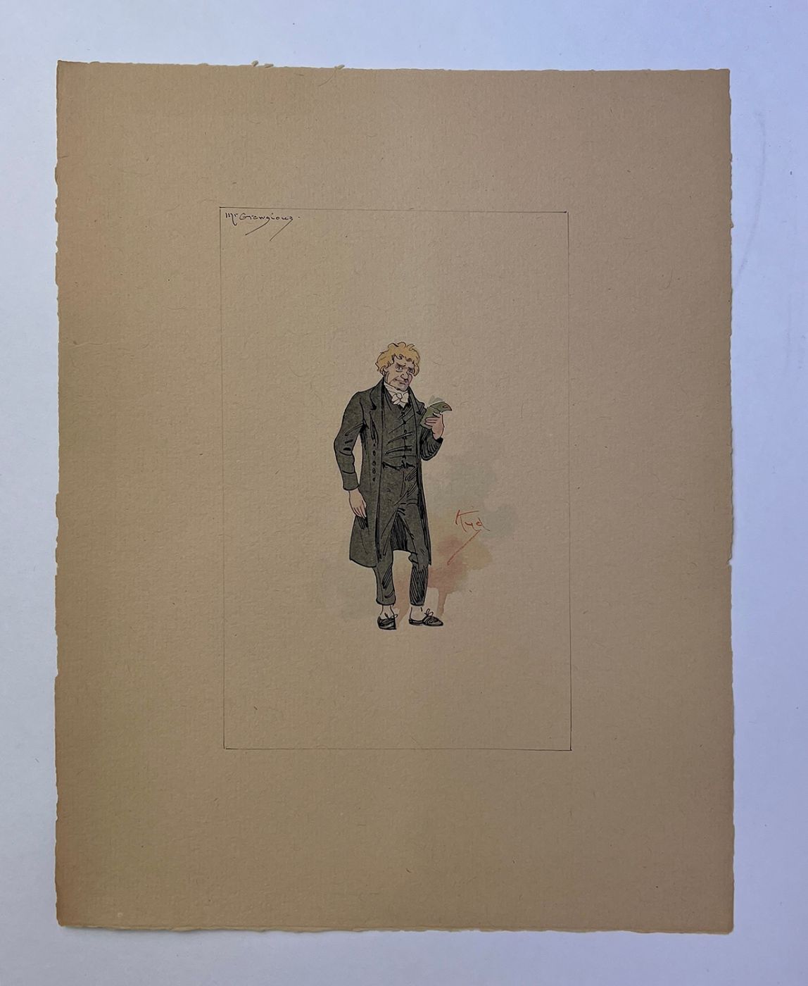 ORIGINAL WATERCOLOUR ILLUSTRATIONS OF CHARACTERS FROM THE MYSTERY OF EDWIN DROOD -  image 7