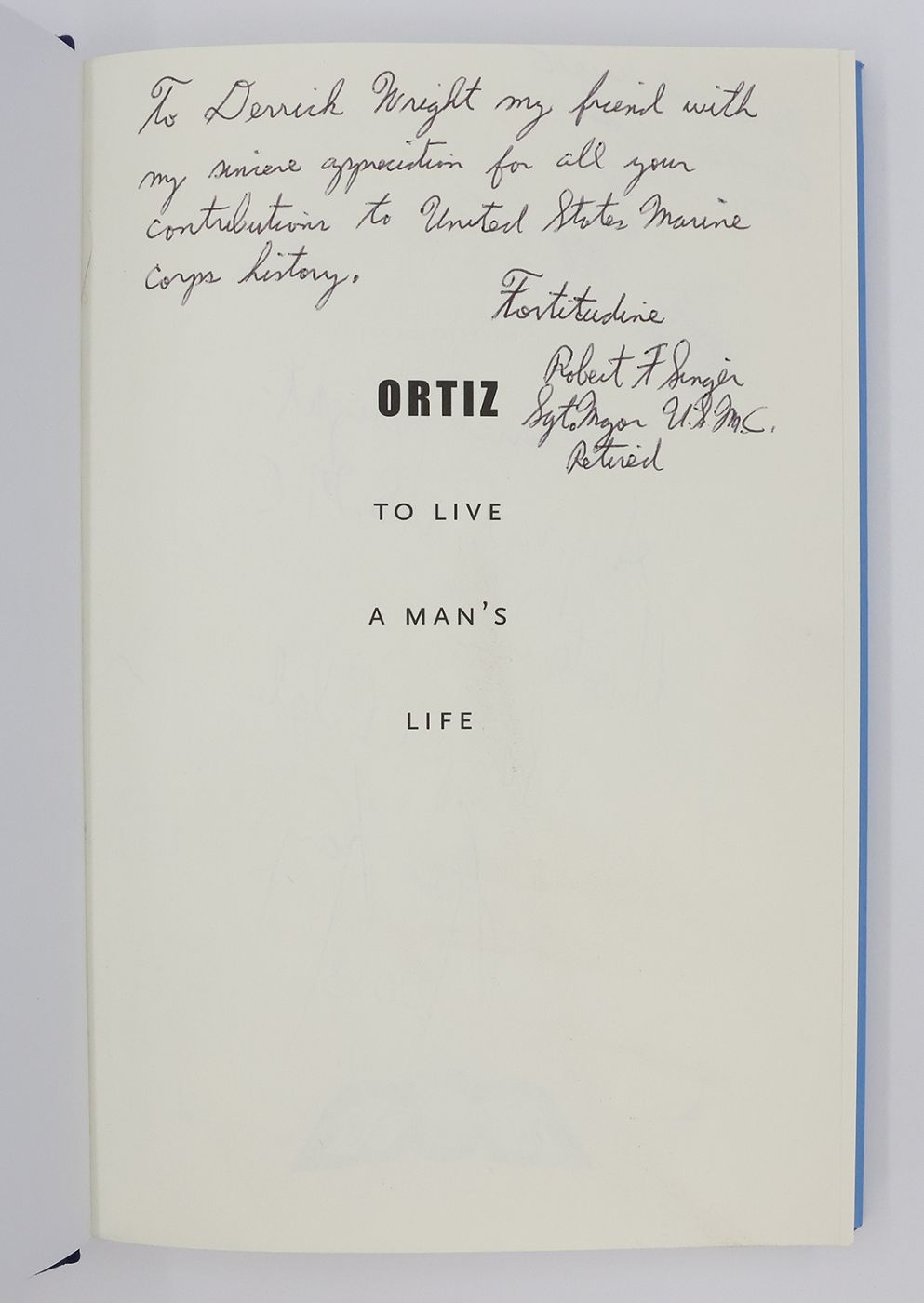 ORTIZ: TO LIVE A MAN'S LIFE -  image 2