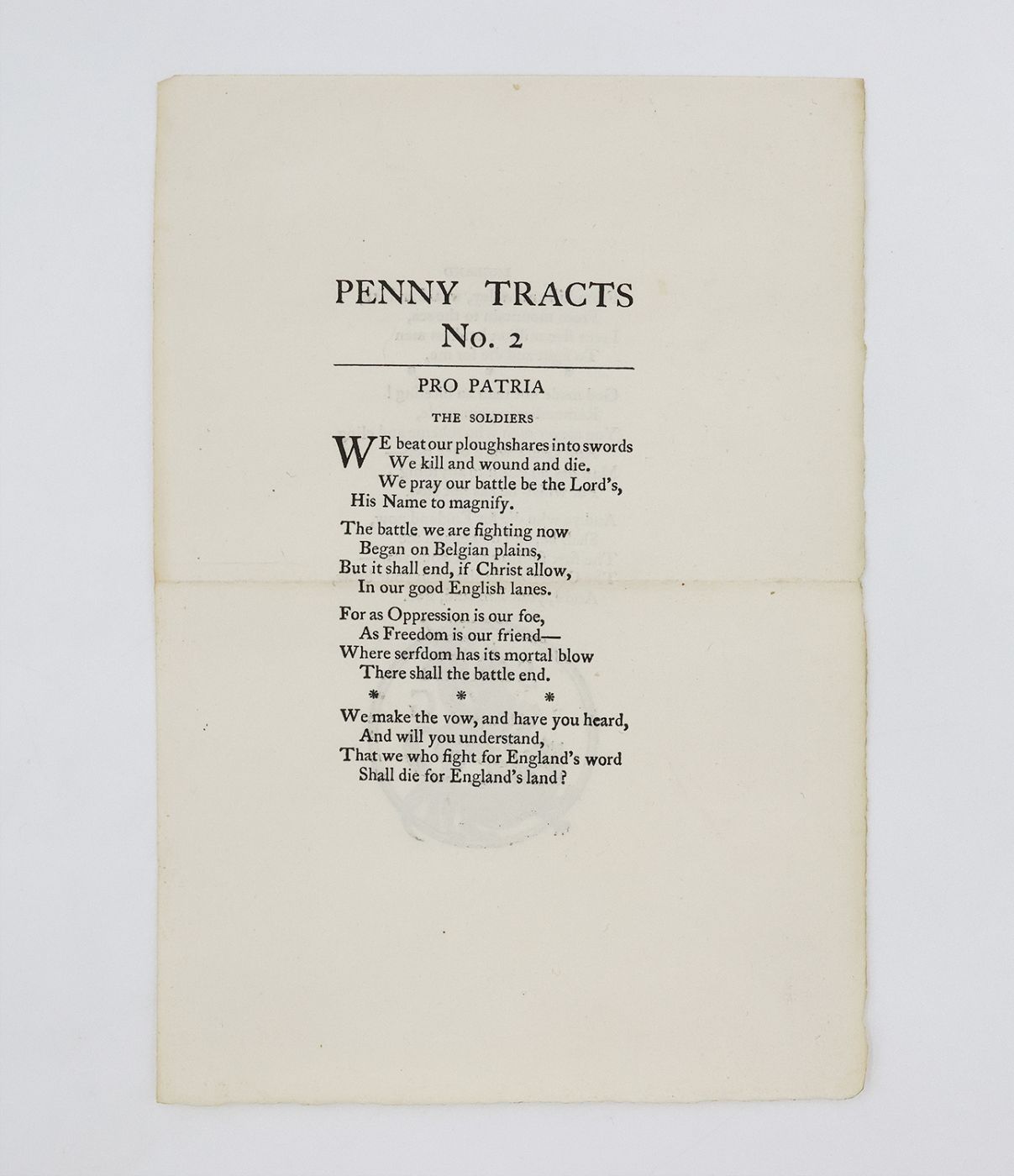 PENNY TRACTS NO.2. -  image 1