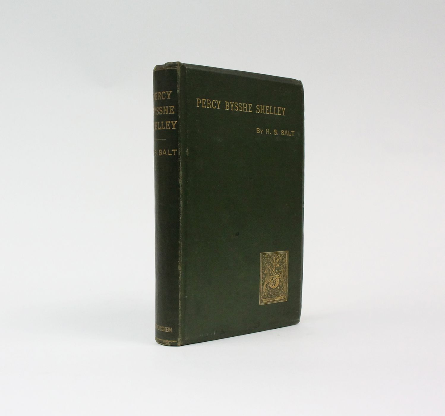 PERCY BYSSHE SHELLEY: A Monograph. -  image 1