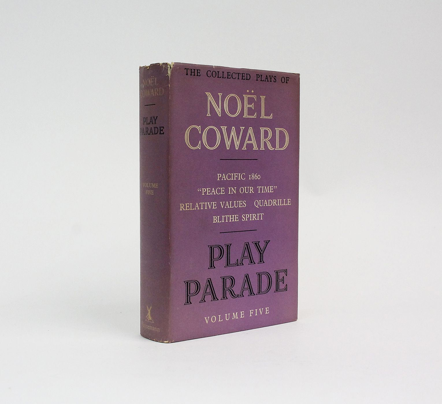 PLAY PARADE: THE COLLECTED PLAYS OF NOL COWARD, VOLUME FIVE. -  image 1