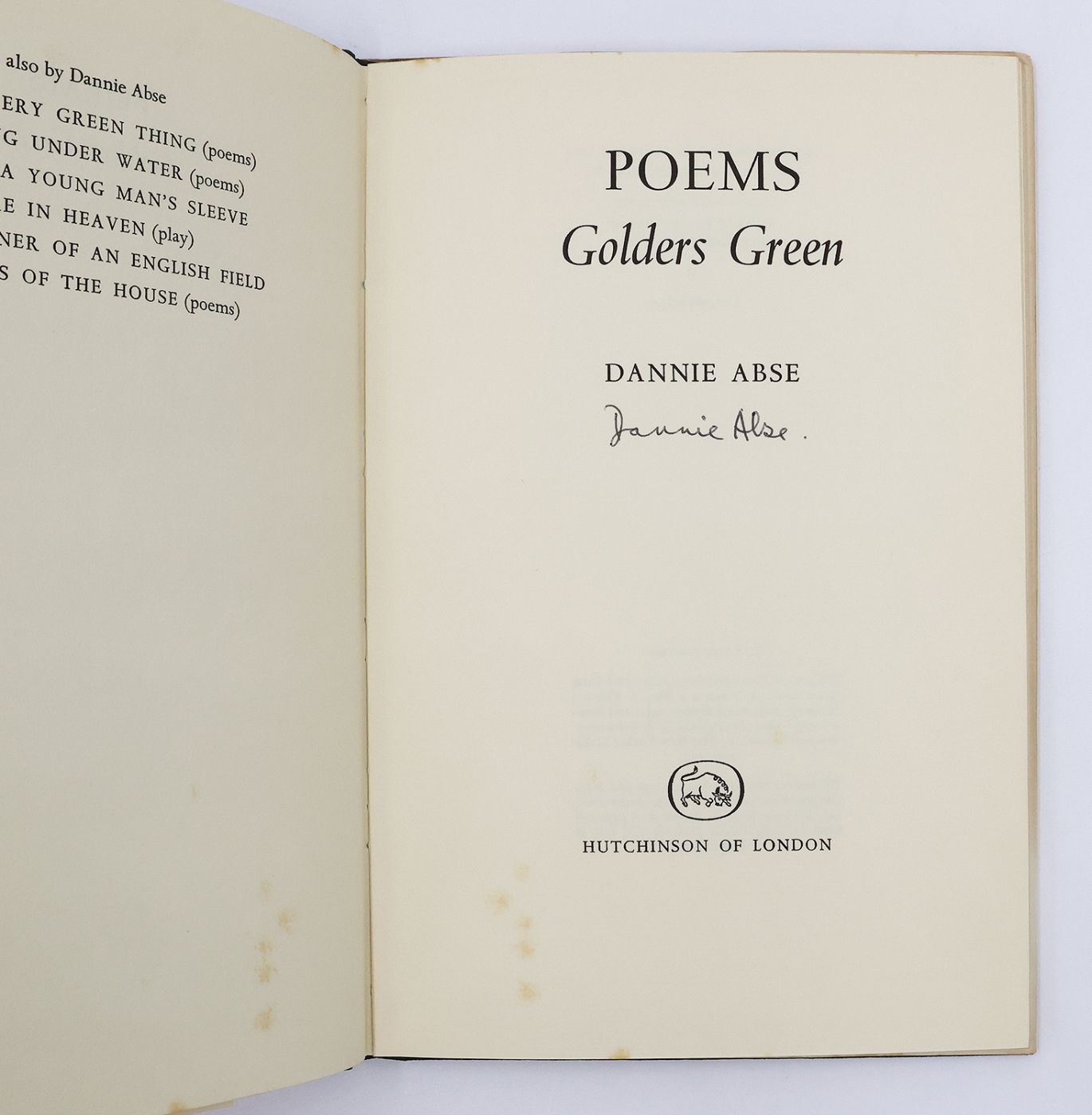 POEMS, GOLDERS GREEN -  image 3