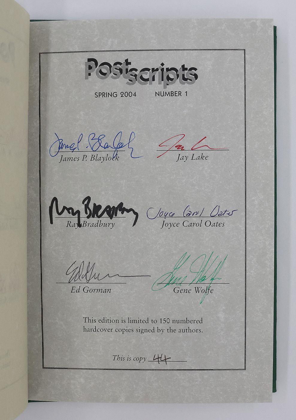 POSTSCRIPTS NUMBER 1 -  image 4