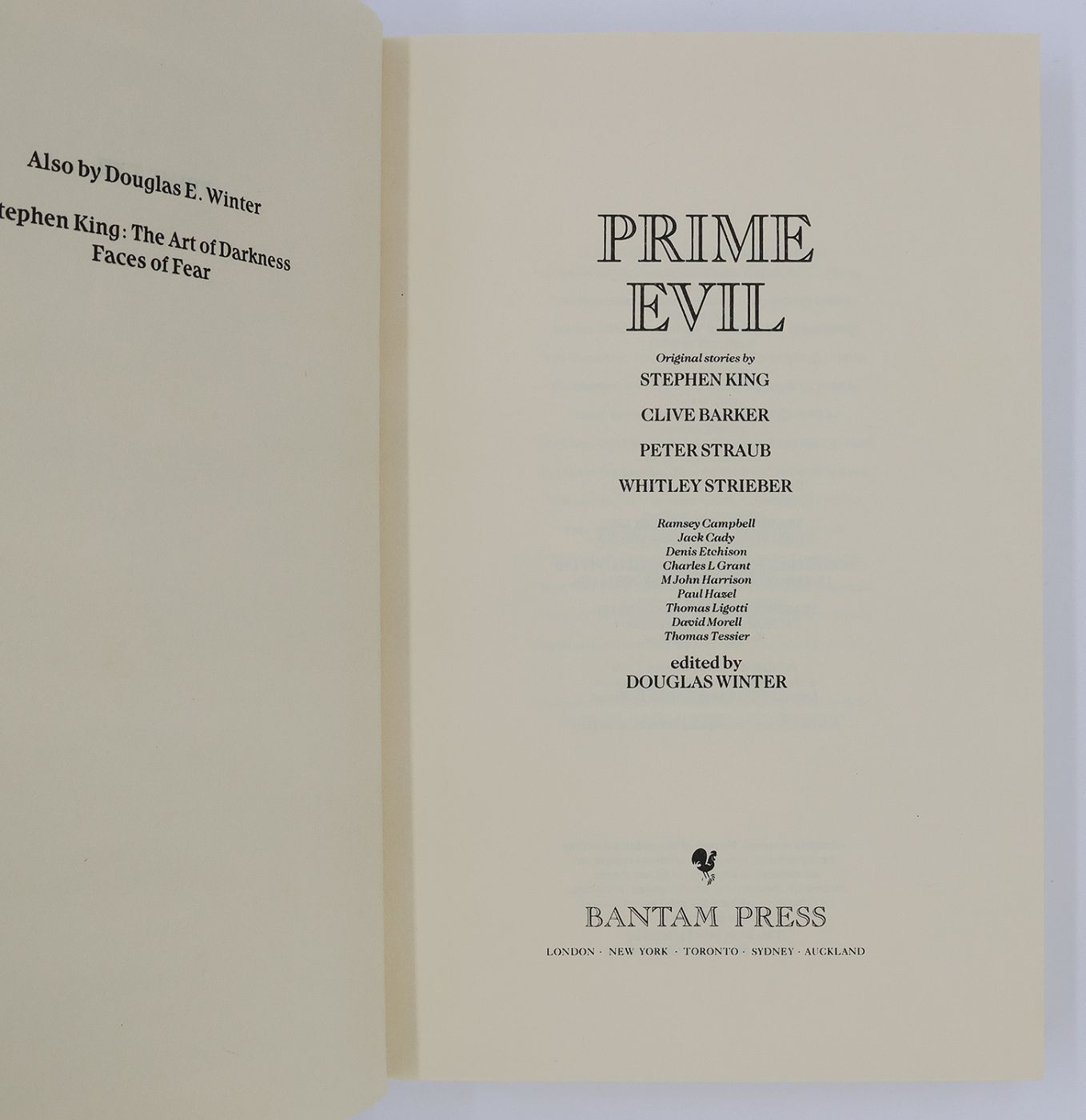 PRIME EVIL - UNCORRECTED PROOF COPY -  image 2