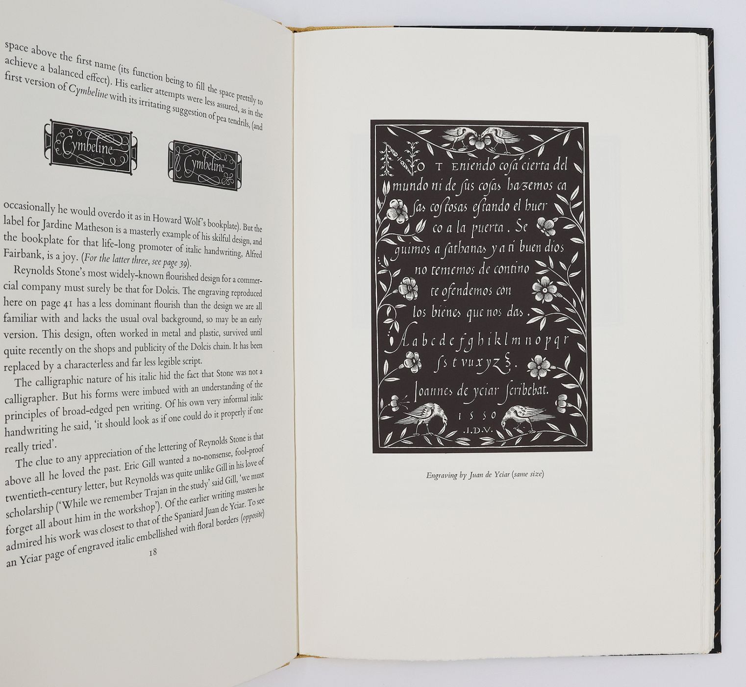 REYNOLDS STONE: ENGRAVED LETTERING ON WOOD -  image 6