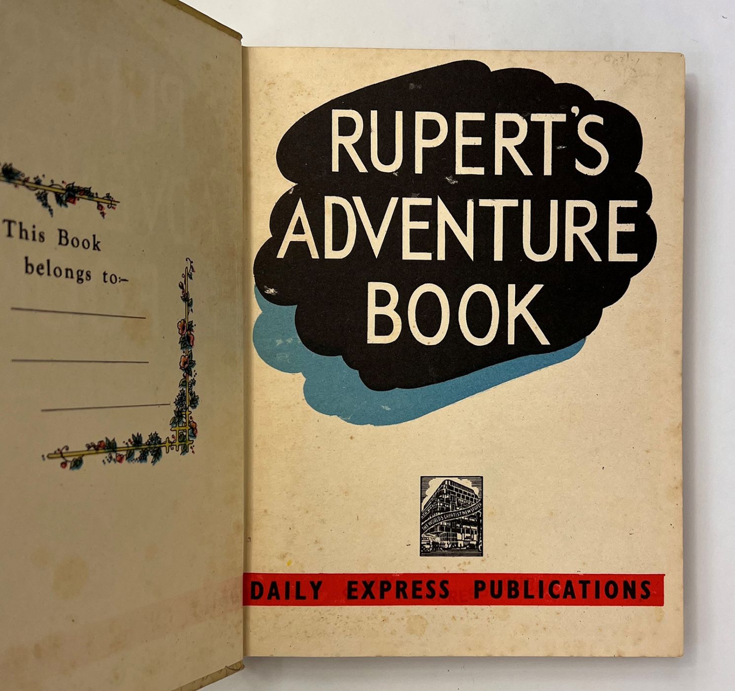 RUPERT'S ADVENTURE BOOK (The Rupert Annual 1940) -  image 3