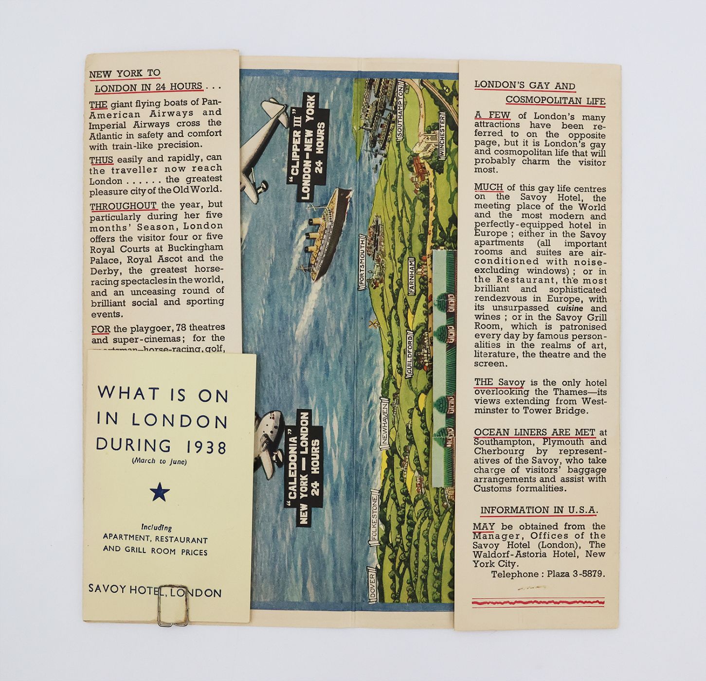 SAVOY HOTEL. NEW YORK TO LONDON IN TWENTY-FOUR HOURS -  image 2