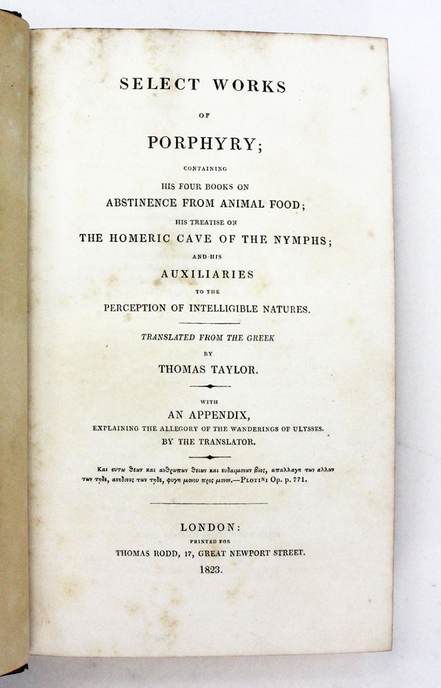 SELECT WORKS OF PORPHYRY; -  image 4