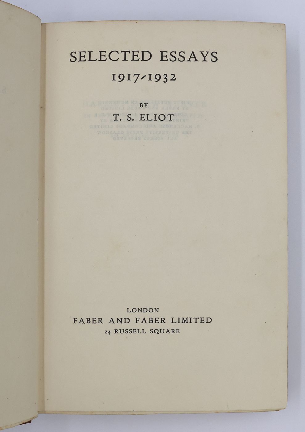 SELECTED ESSAYS: -  image 2