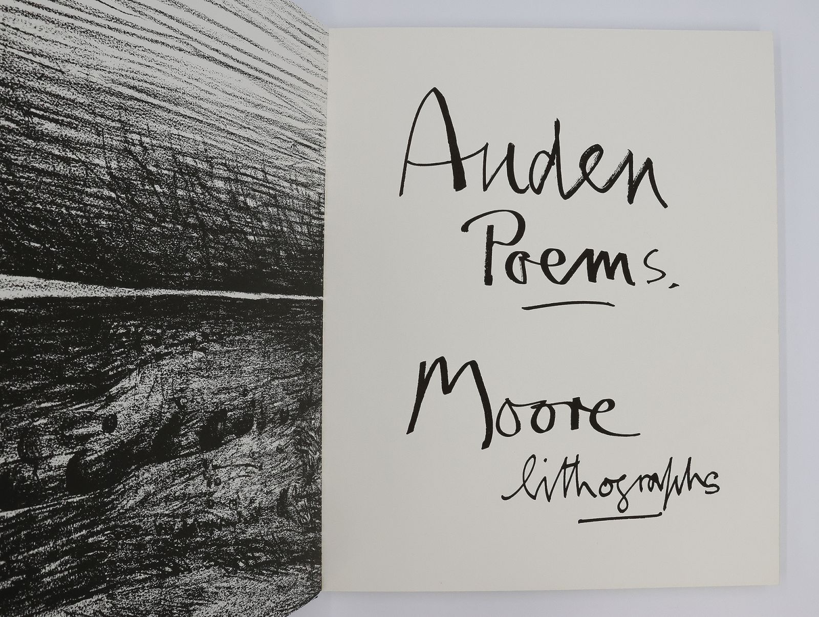 SELECTIONS FROM POEMS BY AUDEN. LITHOGRAPHS BY HENRY MOORE -  image 3