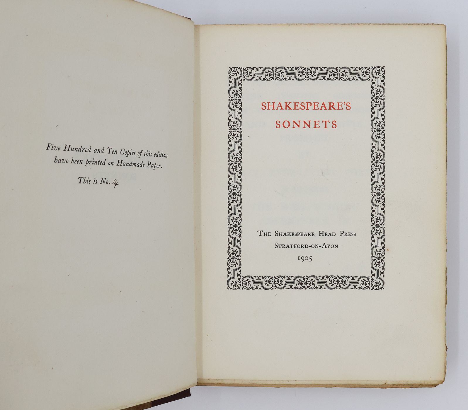 SHAKESPEARE'S SONNETS -  image 2