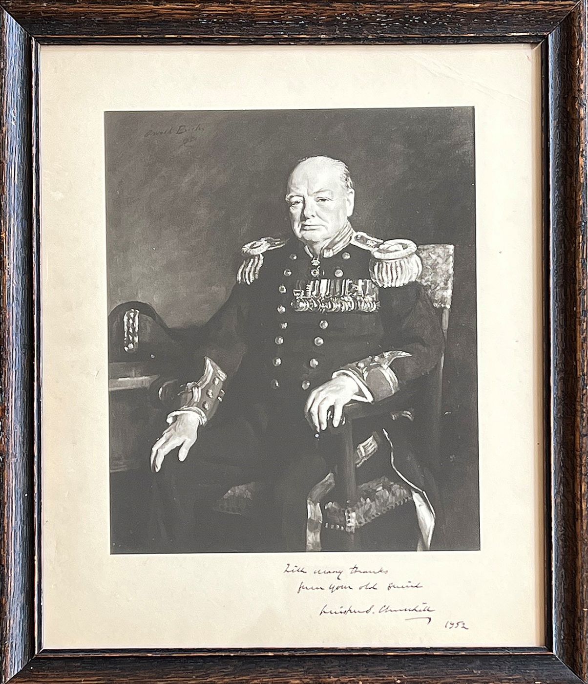 SIGNED PRESENTATION PORTRAIT -  image 1