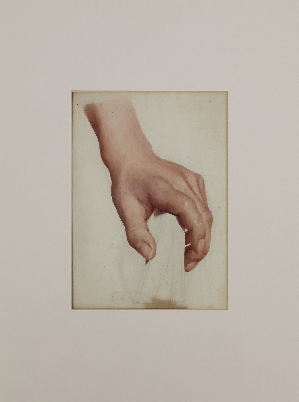 SIX WATERCOLOUR STUDIES OF HANDS AND FEET -  image 5