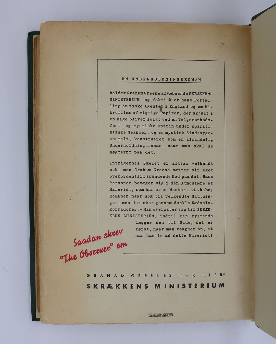 SKAEKKENS MINISTERIUM [THE MINISTRY OF FEAR] -  image 6