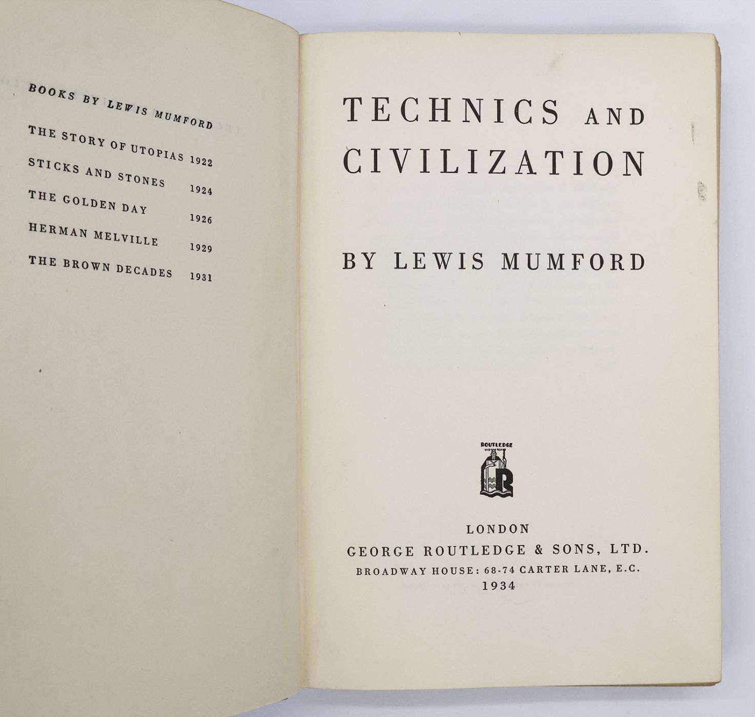 TECHNICS AND CIVILIZATION -  image 2