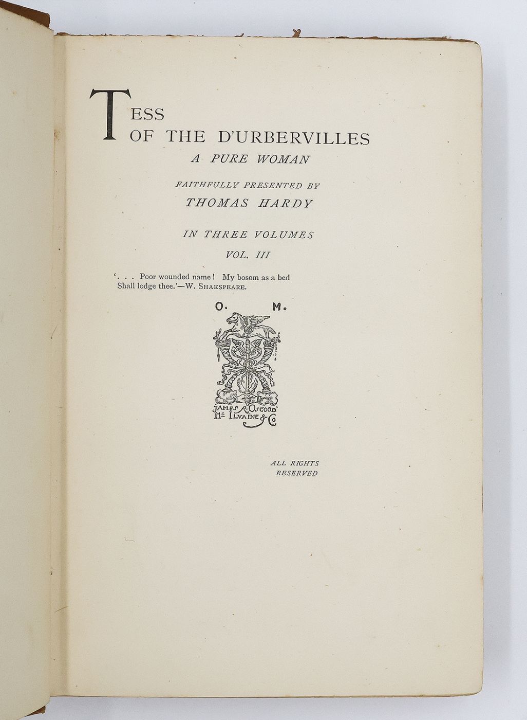 TESS OF THE D'URBERVILLES: -  image 12