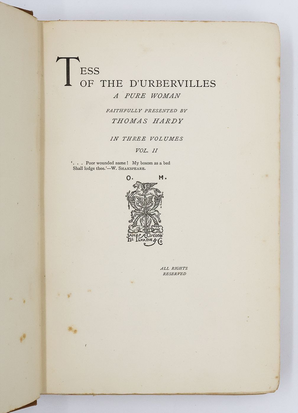 TESS OF THE D'URBERVILLES: -  image 9