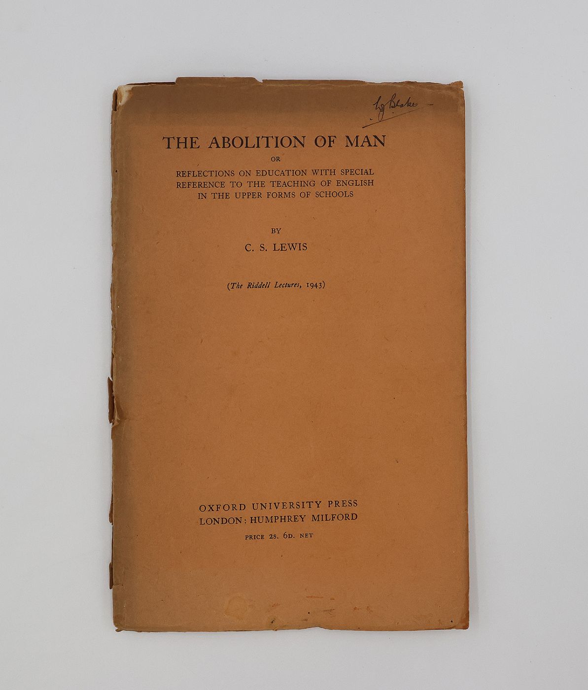 THE ABOLITION OF MAN, -  image 1