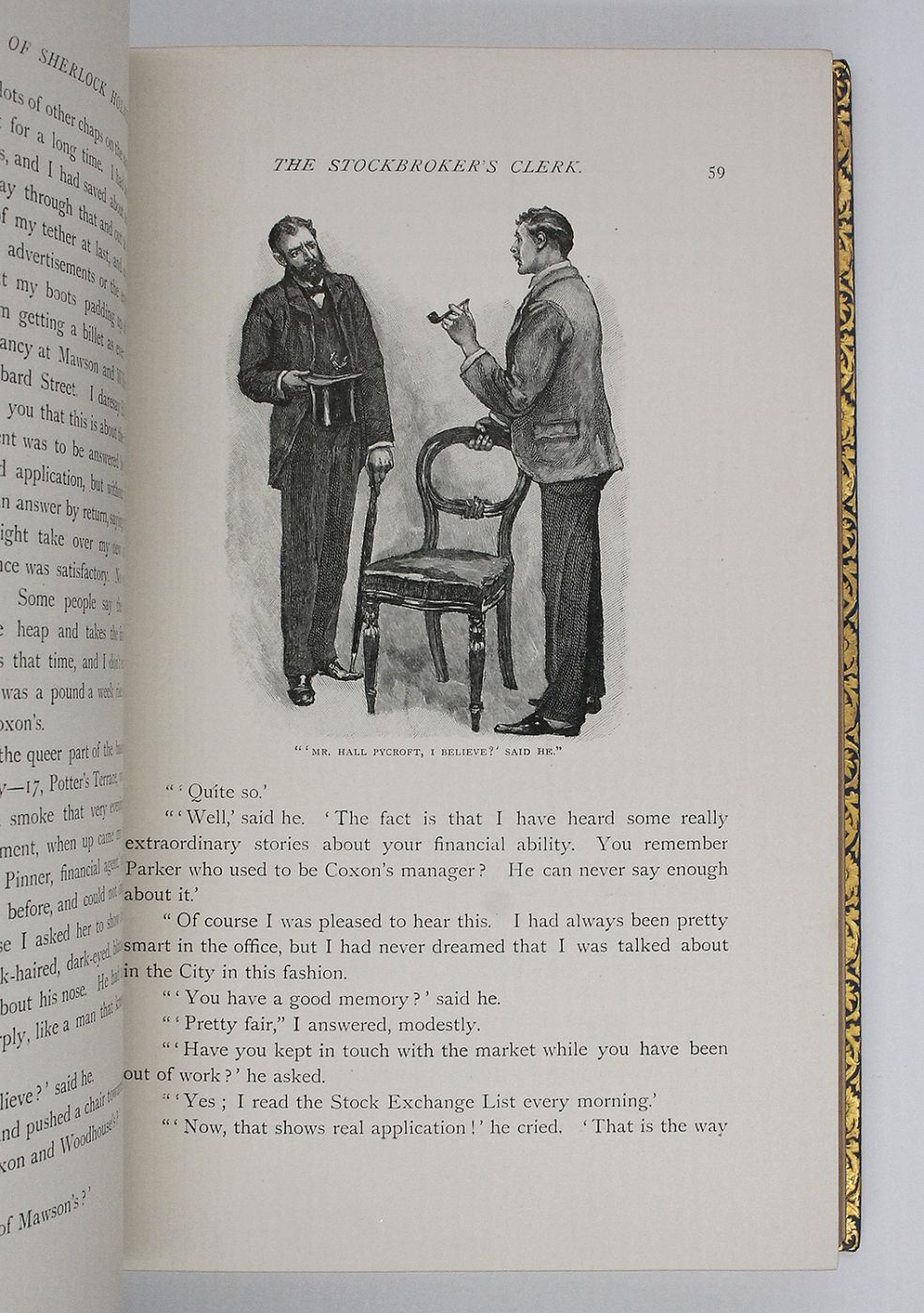 THE ADVENTURES OF SHERLOCK HOLMES with THE MEMOIRS OF SHERLOCK HOLMES. -  image 8