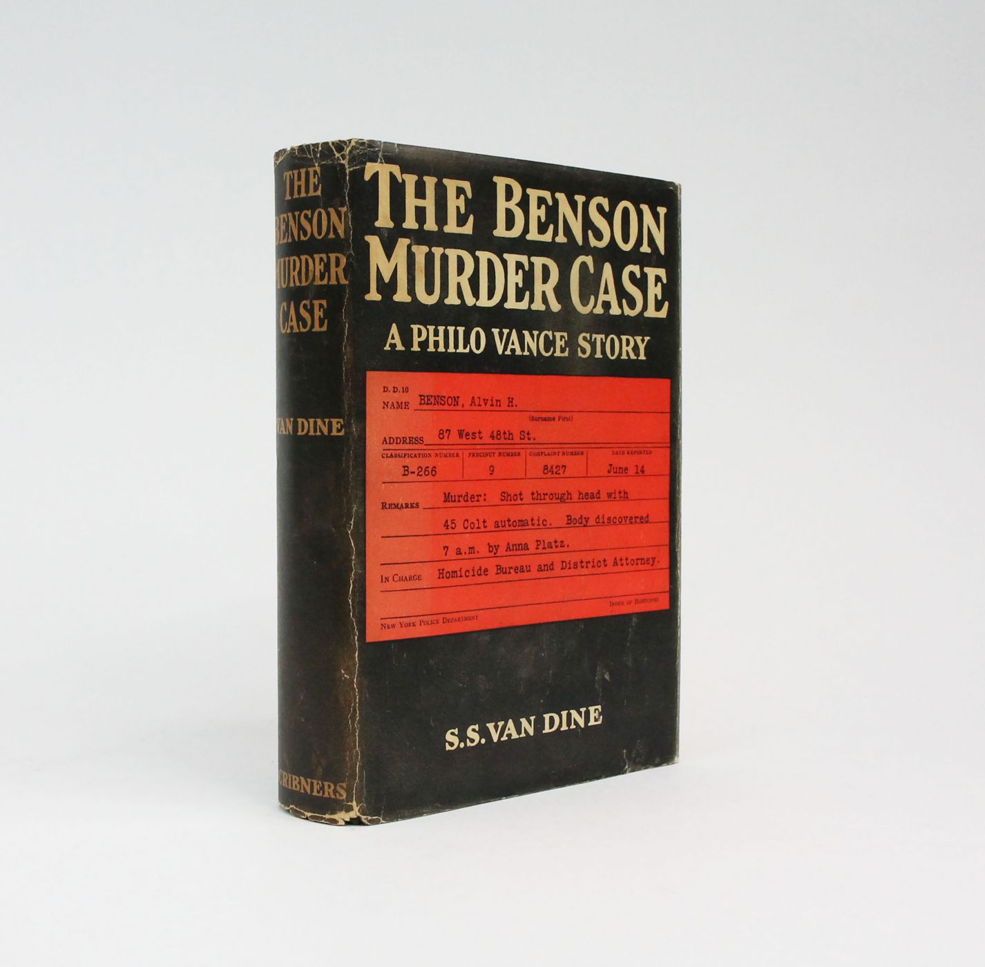 THE BENSON MURDER CASE -  image 1