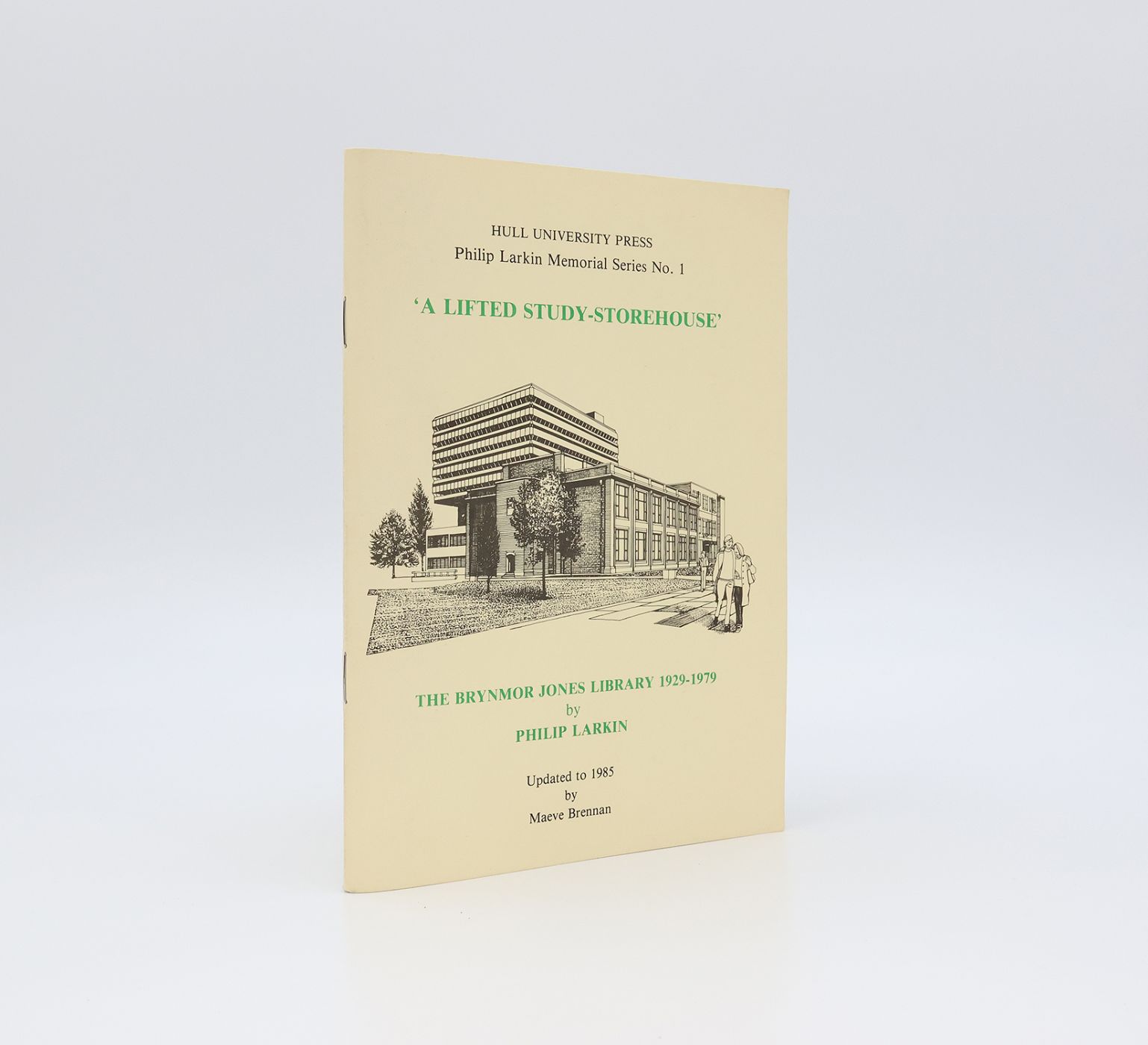 THE BRYNMOR JONES LIBRARY, 1929-1979; and 'A LIFTED STUDY-STOREHOUSE': THE BRYNMOR JONES LIBRARY, 1929-1979, UPDATED to 1985 BY MAEVE BRENNAN -  image 3