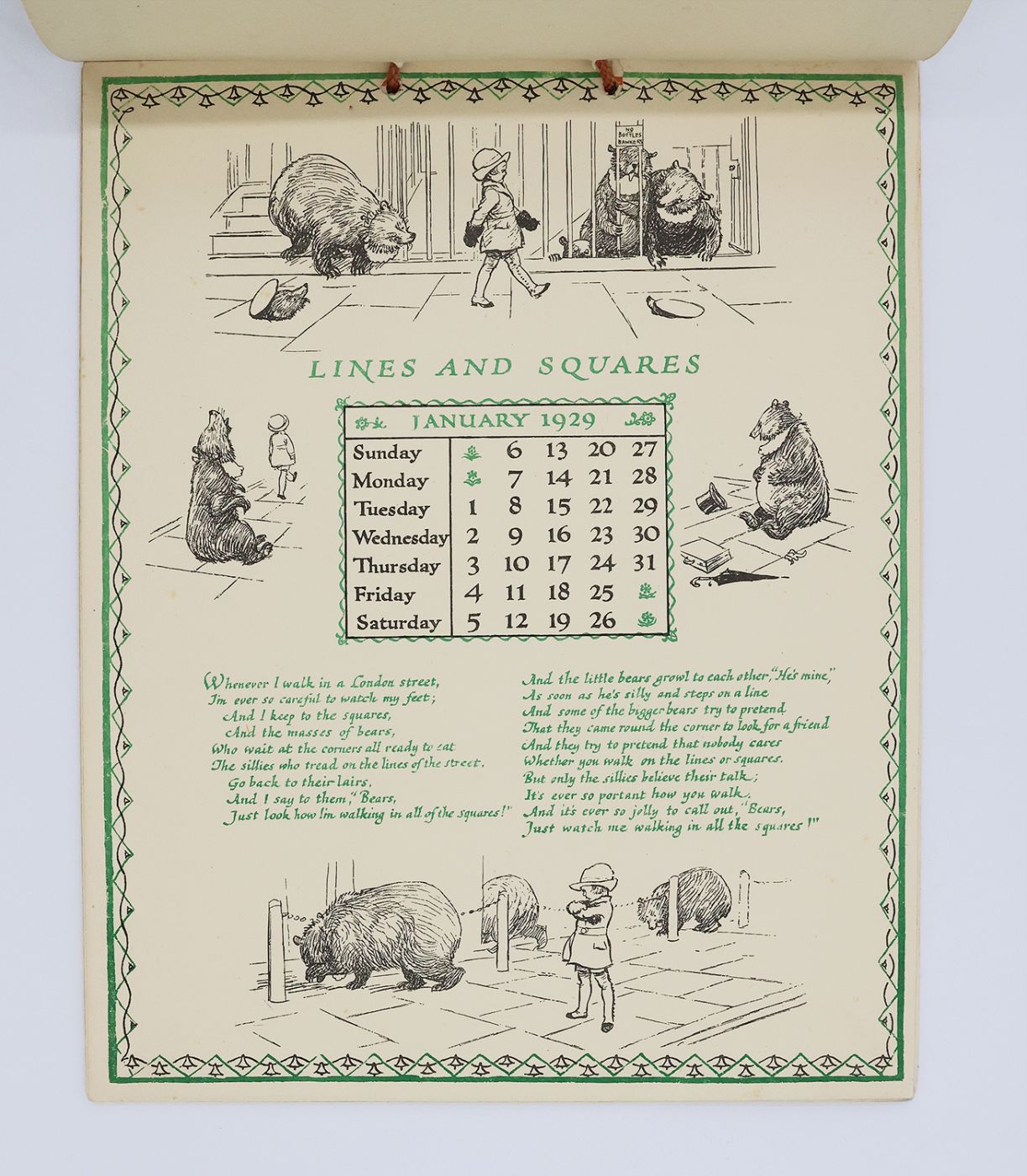 THE CHRISTOPHER ROBIN CALENDAR 1929 -  image 2