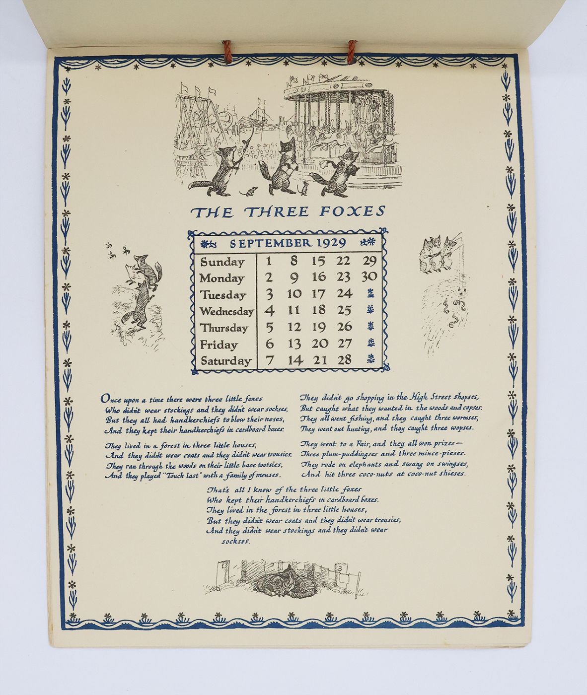 THE CHRISTOPHER ROBIN CALENDAR 1929 -  image 5