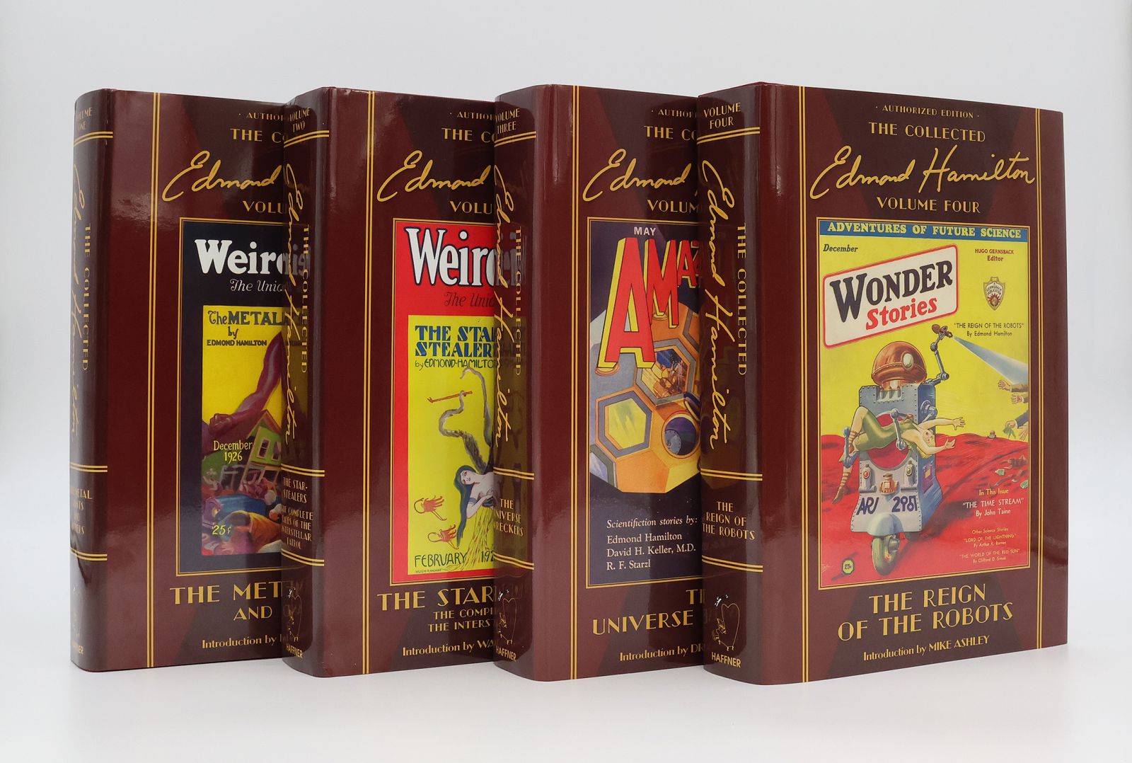 THE COLLECTED EDMOND HAMILTON: THE METAL GIANTS AND OTHERS; THE STAR-STEALERS; THE UNIVERSE WRECKERS; THE REIGN OF THE ROBOTS. -  image 1