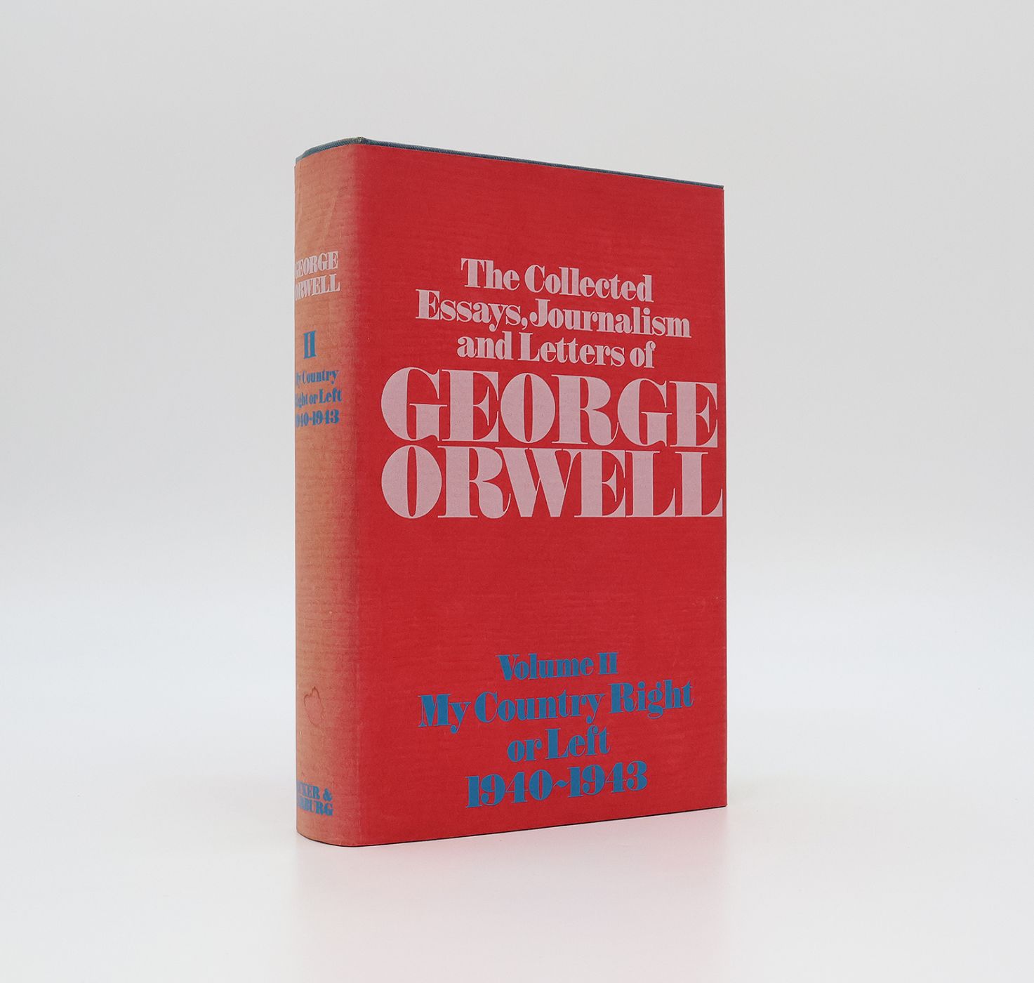 THE COLLECTED ESSAYS, JOURNALISM AND LETTERS OF GEORGE ORWELL. -  image 4