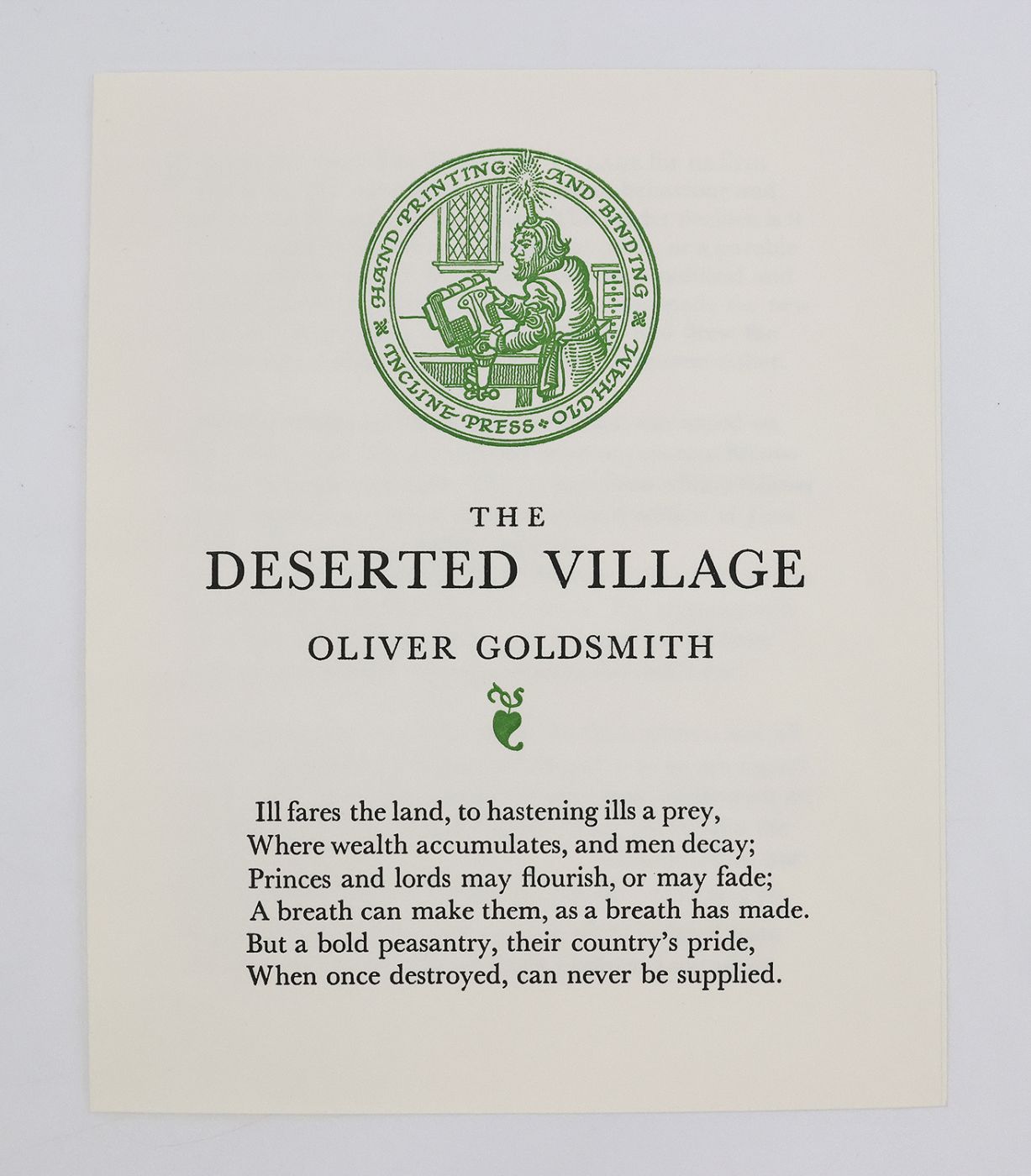 THE DESERTED VILLAGE -  image 4