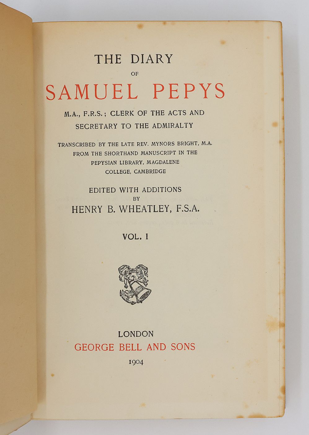 THE DIARY OF SAMUEL PEPYS: -  image 3
