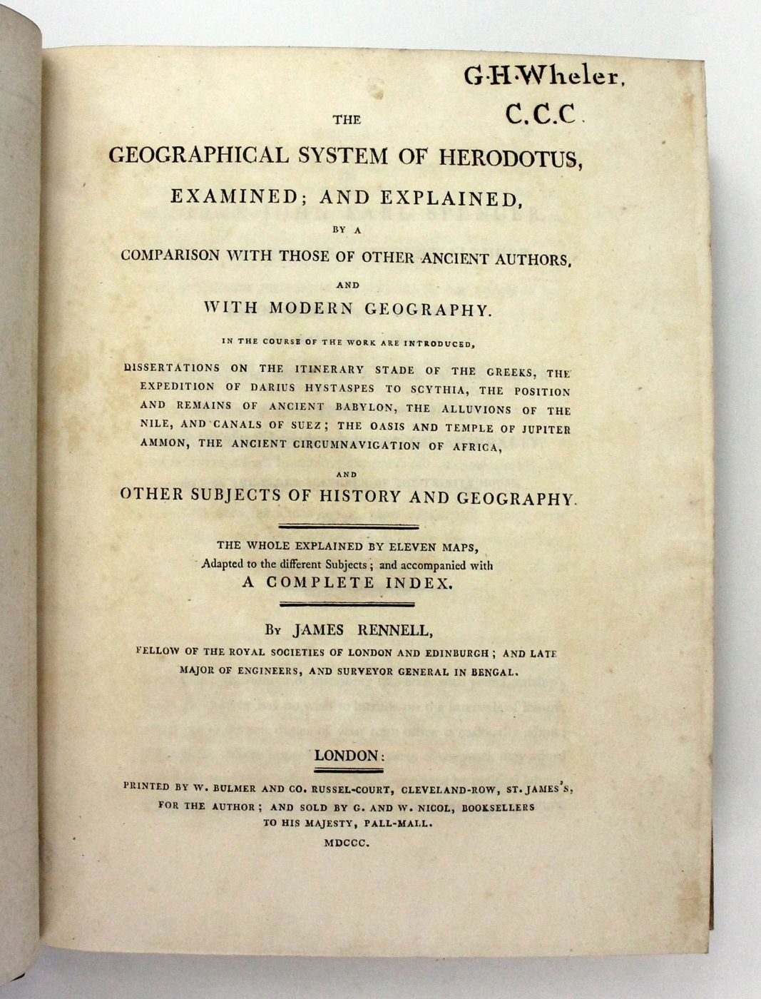 THE GEOGRAPHICAL SYSTEM OF HERODOTUS, EXAMINED; AND EXPLAINED, -  image 4