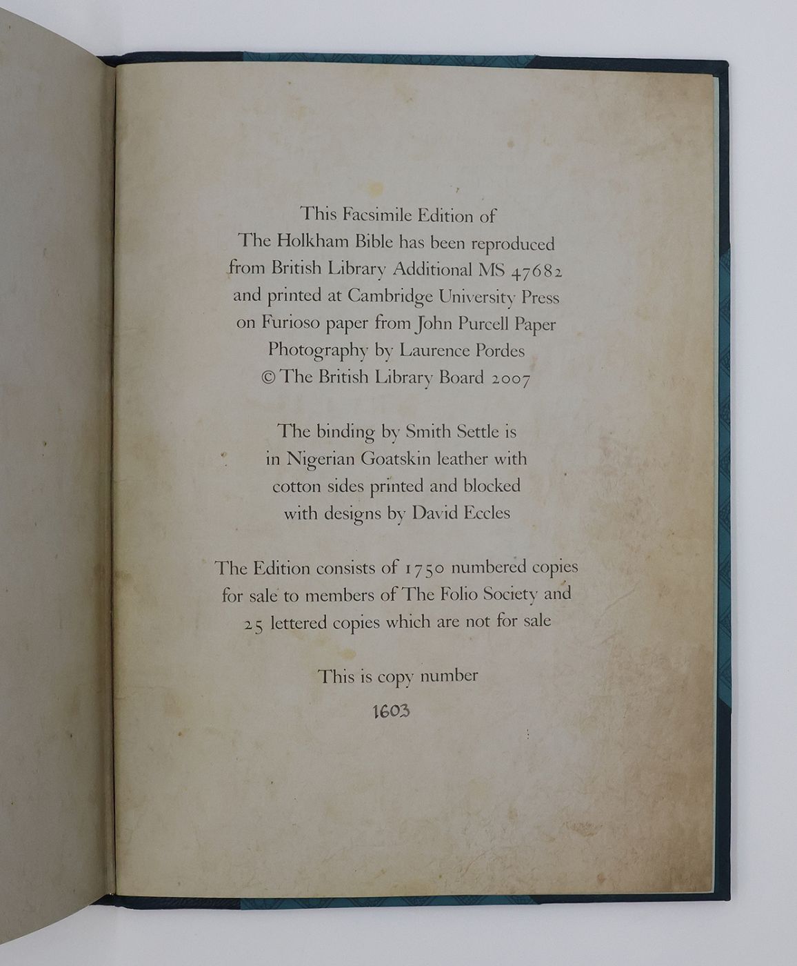 THE HOLKHAM BIBLE. -  image 7