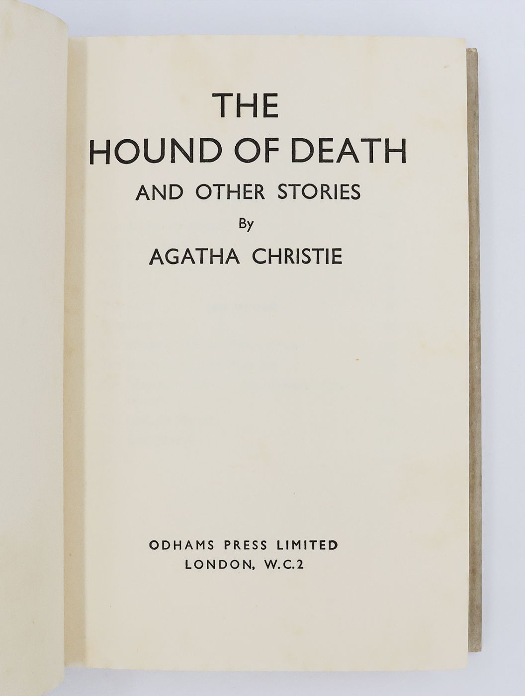 THE HOUND OF DEATH AND OTHER STORIES. -  image 4