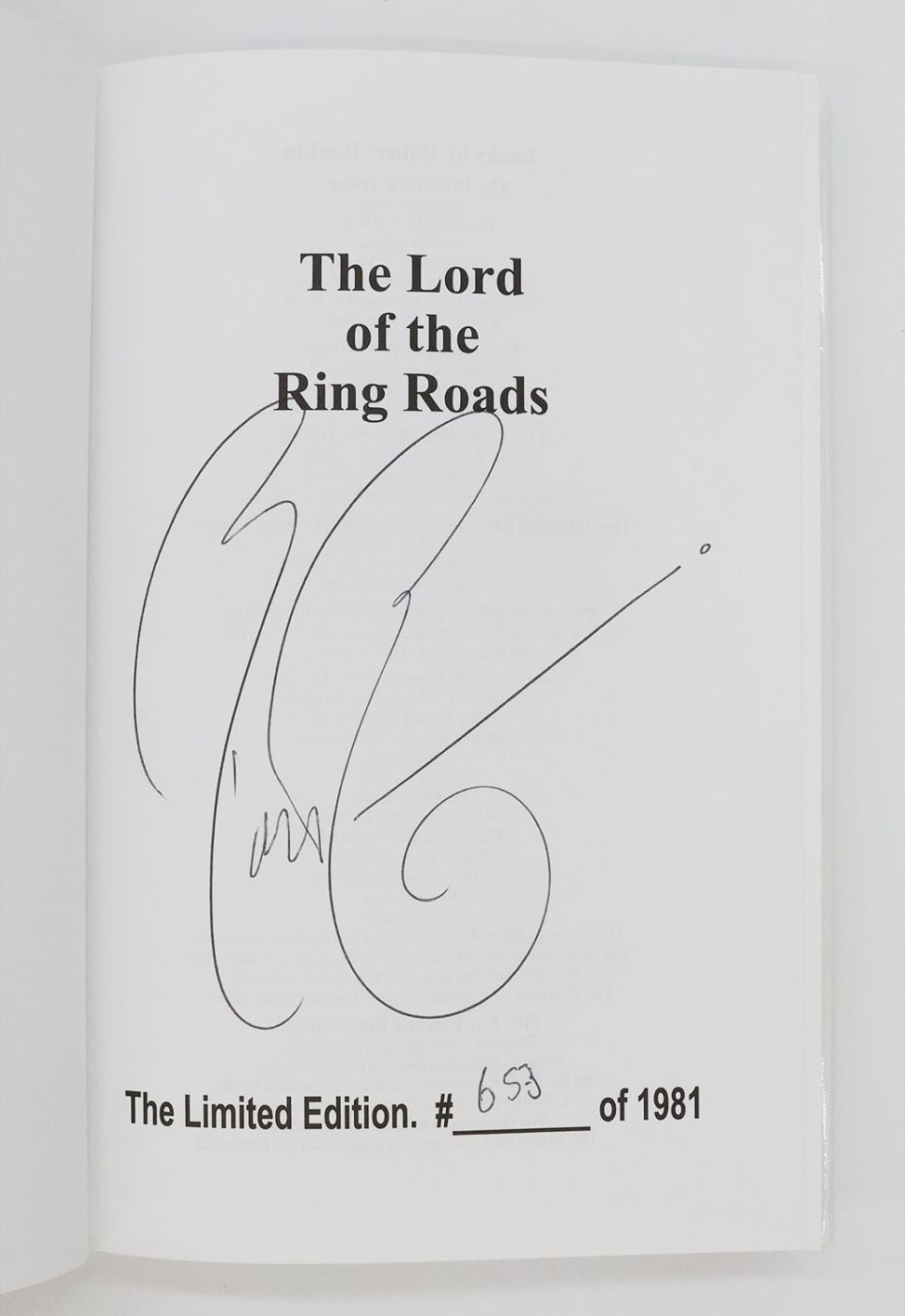 THE LORD OF THE RING ROADS -  image 4