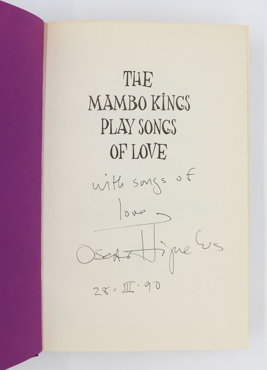 THE MAMBO KINGS PLAY SONGS OF LOVE. -  image 2