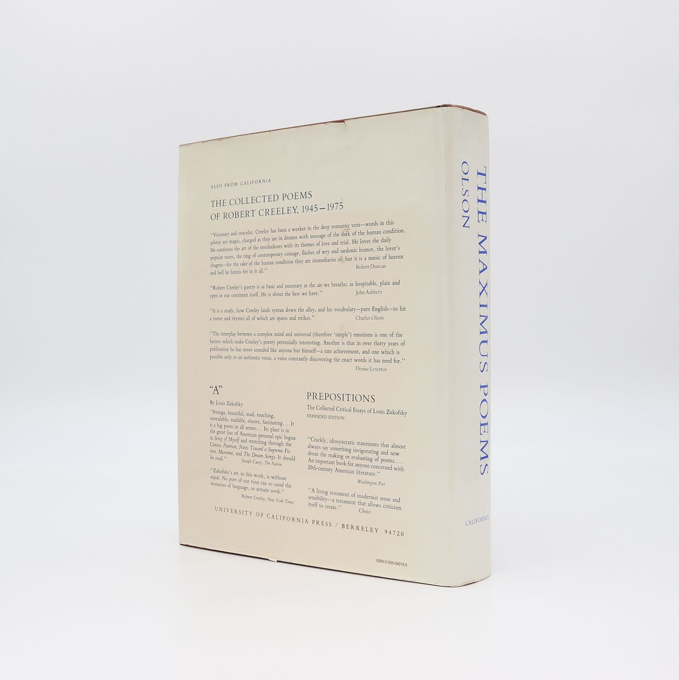 THE MAXIMUS POEMS -  image 3